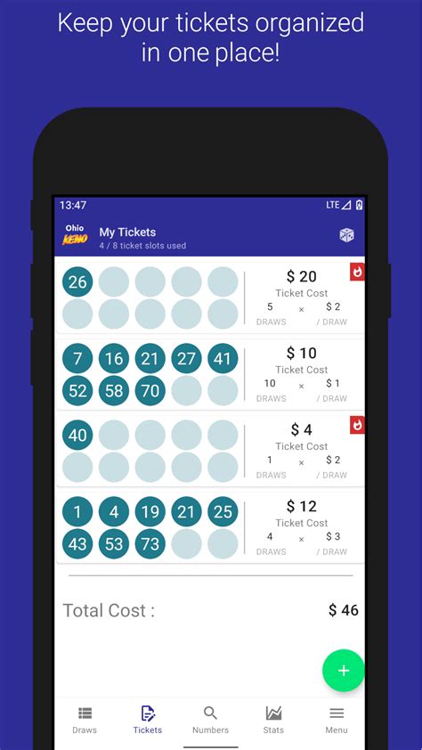 lottery ticket checker app.